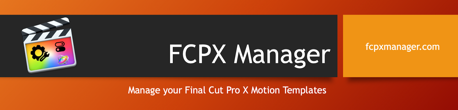  Return to FCPX Manager main site